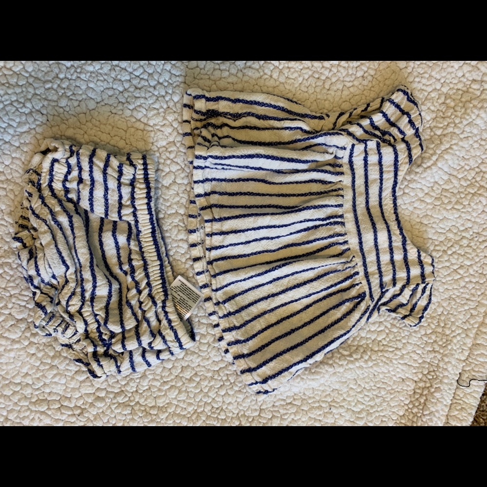 Baby Girl Shirt and Bloomer Set